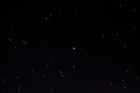 Short star trails 写真素材