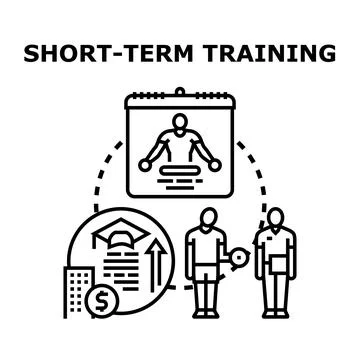 Short term training concept vector illustration Stock Illustration