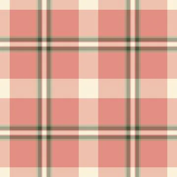 Short texture check textile, drapery tartan seamless vector. Lady pattern b.. 스톡 일러스트