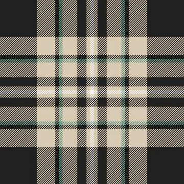 Short texture seamless pattern, trendy check tartan plaid. Template vector .. Stock Illustration