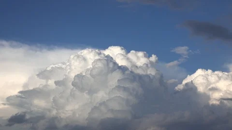 Short time lapse of building cumulus clouds Stock-Footage 91644657