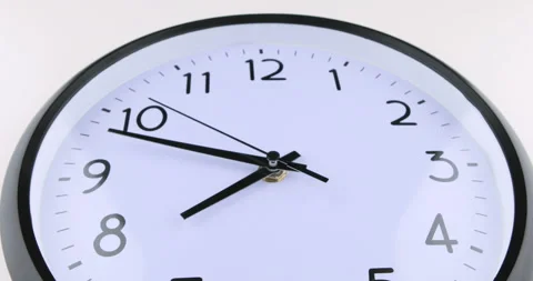 A short time lapse of a clock face Stock Footage 107183891