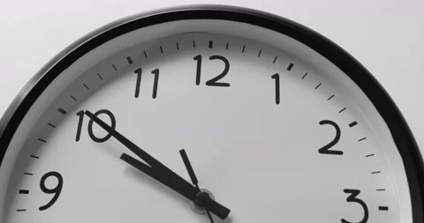 A short time lapse of a clock face Stock Footage 107347437