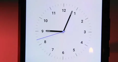 A short time lapse of a clock face Stock Footage 107721063