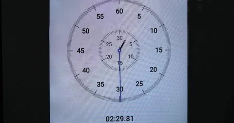 A short time lapse of a clock face Stock Footage 108344721