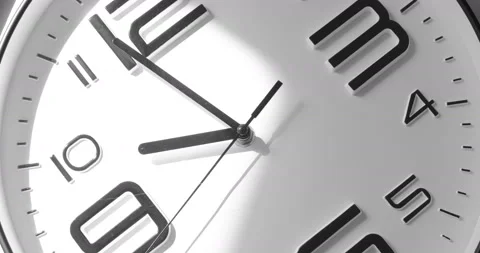 A short time lapse of a clock face Stock Footage 112578782