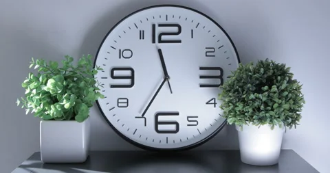 A short time lapse of a clock face Stock Footage 116231611