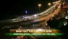 Short Time Optical Lower Third Stock After Effects