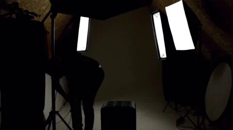 Short timelapse of studio shoot Stock Footage 60634475