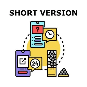Short version mobile app concept of business solution Illustrazione stock