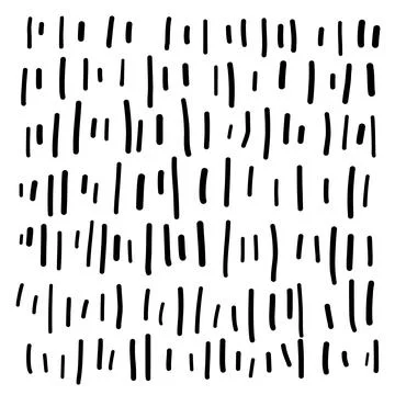 Short vertical dashes of different size Stock Illustration