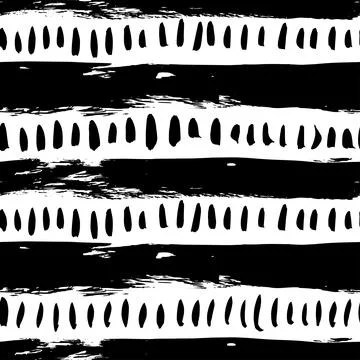 Short vertical lines with bold stripes pattern. Stock Illustration