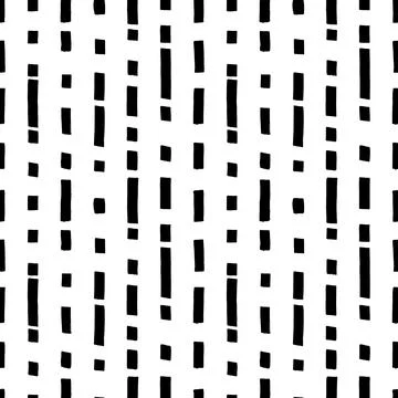 Short vertical lines hand drawn seamless pattern. Stock Illustration