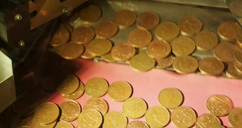 Coin Pusher Arcade Machine Stock Video Footage Royalty Free Coin