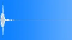Short Wood Impact With Long Verb Sound Effect