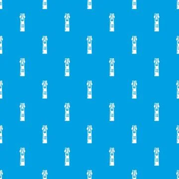 Short zip pattern seamless blue 库存插图