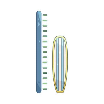 Shortboard Ilustração Stock