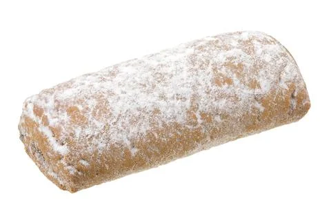 Shortbread cookie isolated on white background. 스톡 사진
