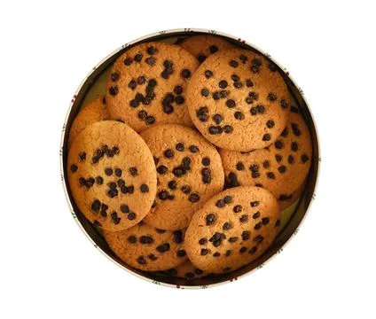 Shortbread cookies with chocolate chips Stock-Fotos