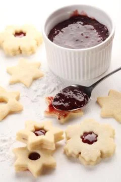 Shortbread cookies Stock Photos