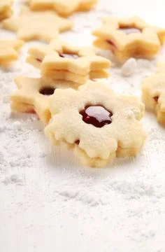 Shortbread cookies Stock Photos