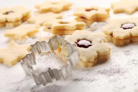 Shortbread cookies Stock Photos