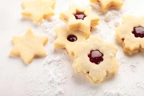 Shortbread cookies Stock Photos