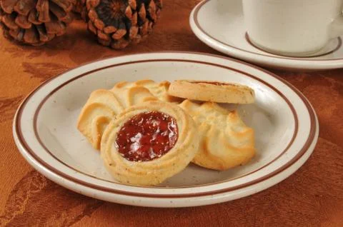 Shortbread cookies Foto stock