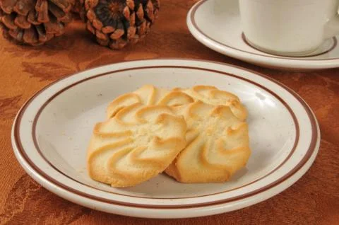 Shortbread cookies Stock Photos