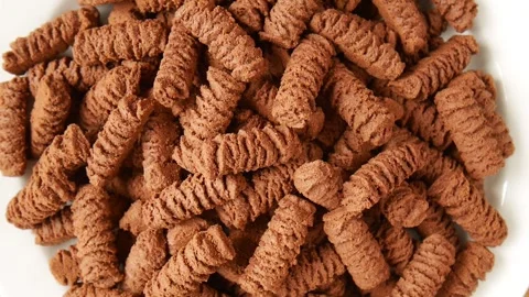 Shortbread cookies on a plate. Video stock 247391897