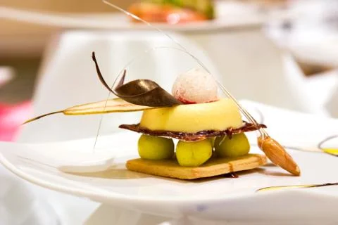 Shortbread dessert Stock Photos