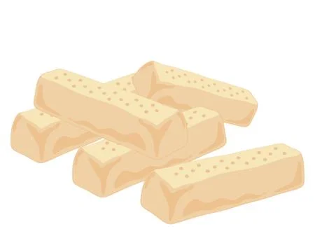 Shortbread Illustrazione stock
