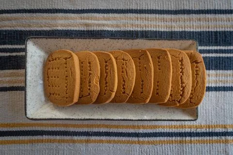 Shortbread making Stock-Fotos