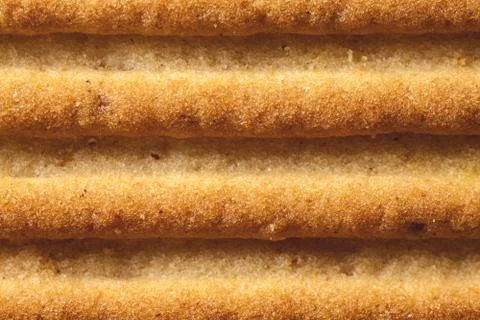 Shortbread texture close-up. Stock Photos