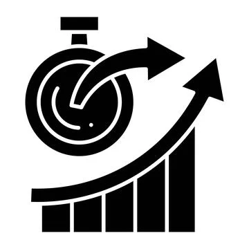 Shortcut Glyph Icon Stock Illustration