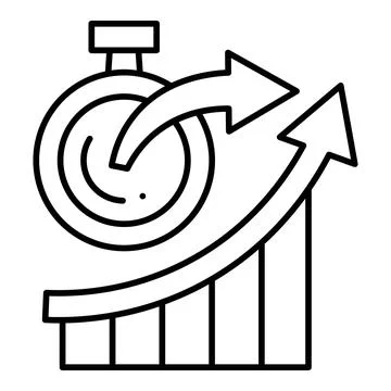 Shortcut Line Icon Stock Illustration