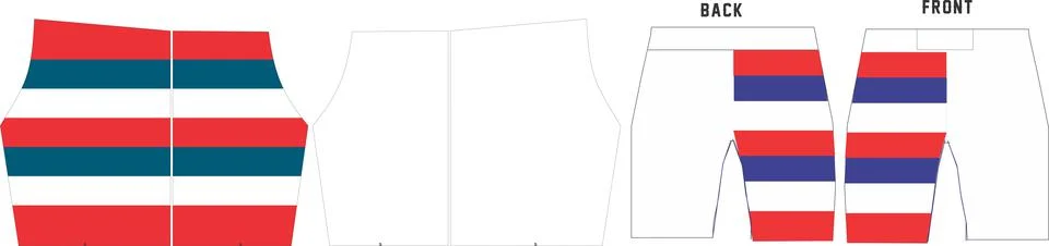 Shorts Artwork Pattern and mock ups designs Vectors Stock Illustration