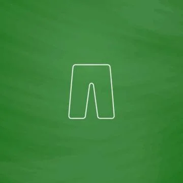 Shorts computer symbol Stock Illustration