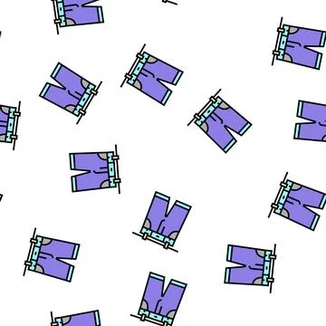 Shorts drying outdoor vector seamless pattern 스톡 일러스트