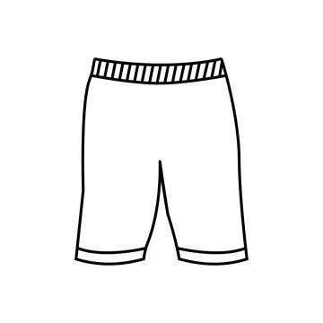 Shorts icon vector Stock Illustration