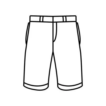 Shorts icon vector Stockillustratie