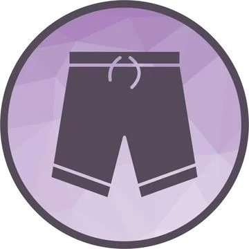 Shorts icon vector image. Stock Illustration