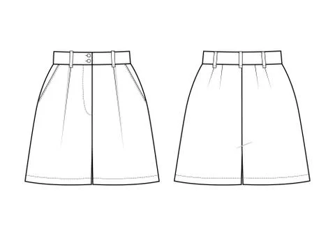 Shorts Stock Illustration