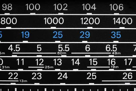 Shortwave Dial Stock Photos