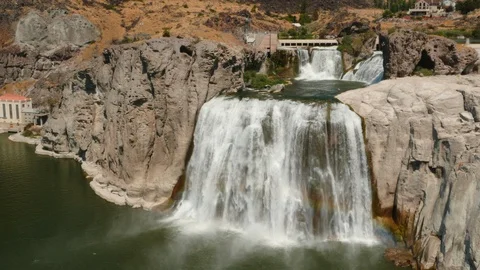 Shoshone Falls Stock Footage 93342577