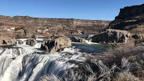 Shoshone Falls ID Stock Footage 100204182
