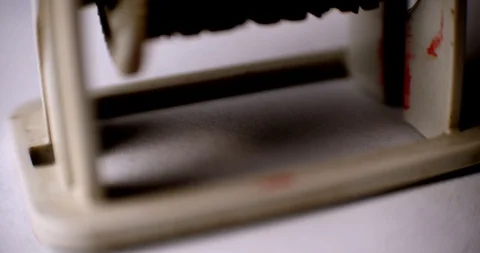 Shot of Approved signed with red ink stamp Stock Footage 88730791