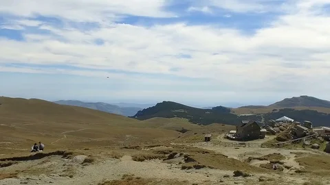 Shot Babele Rocks At Bucegi Mountains Geological Shapes Stock Footage 103140902