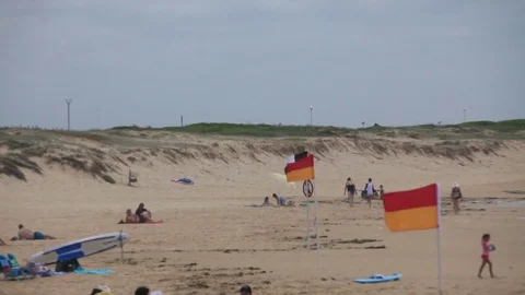 Shot at the beach. Stock Footage 81882667