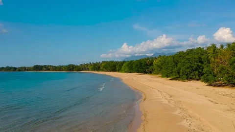 A shot of a beach in Philippines Stock Footage 109797076